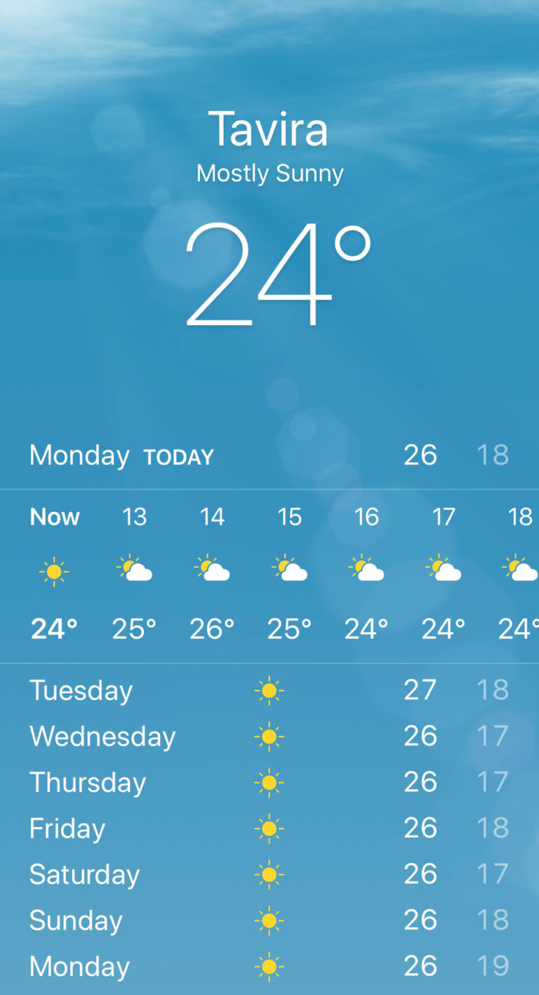 Algarve Weather in October Book Algarve