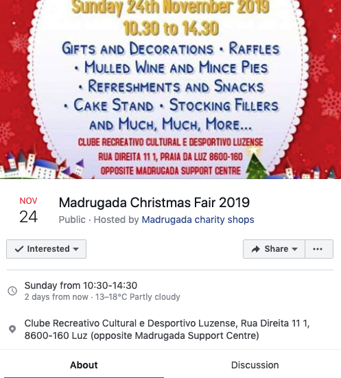 Madrugada Christmas Fair